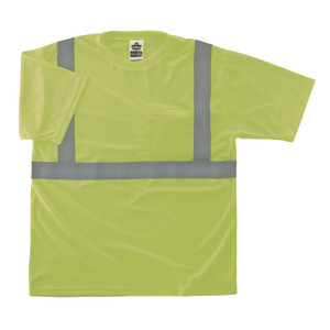 Ergodyne 8289-ECO Recycled Hi-Vis T-Shirt - Small Size - Polyester - EGO21532 Product Image 