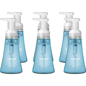 Method Foaming Hand Soap - Sea Mineral Scent - 10 fl oz - Pump Bottle Dispenser - Hand - Light Blue - (MTH00365CT) Product Image 