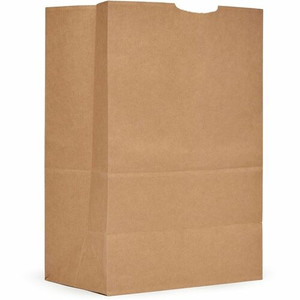 AJM 1/6 BBL #52 Kraft Paper Grocery Sacks - AJMGS52NP5CES Product Image 