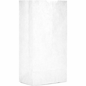 AJM #4 White Paper Grocery Bags - AJMWB04NP5CES Product Image 