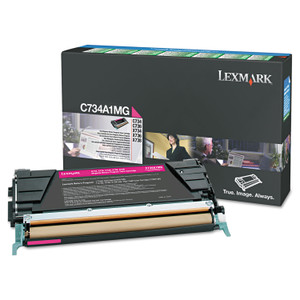 Lexmark C748H1MG Return Program High-Yield Toner, 10,000 Page-Yield, Magenta (LEXC748H1MG) View Product Image