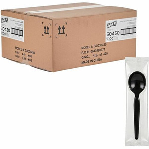 Genuine Joe Disposable Polystyrene Cutlery - GJO30430 Product Image 