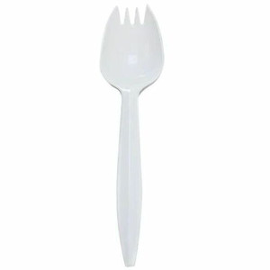 Karat Spork Med-weight/White - KRTU2210W Product Image 