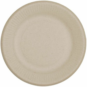 World Centric Compostable Fiber Plate - WORPLSCU6LFP Product Image 