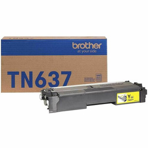 Brother TN637Y Original Ultra High Yield Laser Toner Cartridge - BRTTN637Y Product Image 
