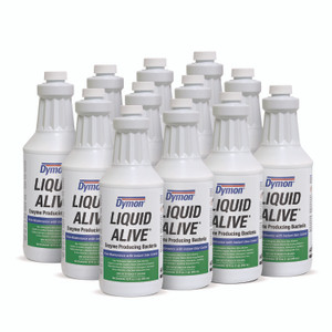 Dymon LIQUID ALIVE Enzyme Producing Bacteria, 32 oz Bottle, 12/Carton View Product Image