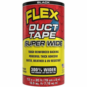 FLEX SEAL Super Wide Duct Tape - FLXDTBLKR7520 Product Image 