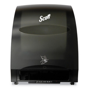 Scott Essential Electronic Hard Roll Towel Dispenser, 12.7 x 9.57 x 15.76, Black (KCC48860) View Product Image