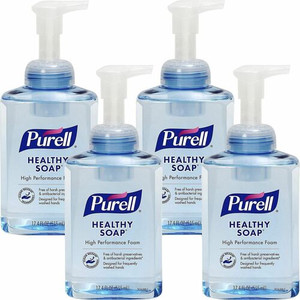 Gojo CRT HEALTHY SOAP High Performance Foam - 17.40 fl oz - Push Pump Dispenser - Bacteria Remover, Soil Remover, Kill Germs - Hand, Skin - Moisturizing Product Image 