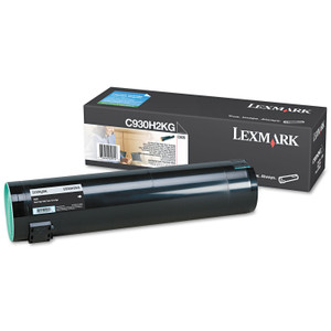 Lexmark C930H2KG High-Yield Toner, 38,000 Page-Yield, Black (LEXC930H2KG) View Product Image