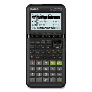Casio FX-9750GIII 3rd Edition Graphing Calculator, 21-Digit LCD, Black (CSOFX9750GIII) View Product Image