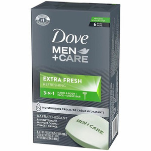 Dove Men+Care Extra Fresh Body&Face Bars - UNI01208 Product Image 