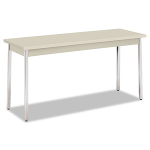 HON Utility Table, Rectangular, 60w x 20d x 29h, Light Gray (HONUTM2060LOLOC) View Product Image