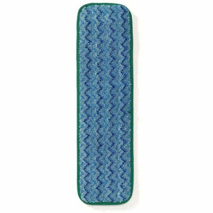 Rubbermaid Commercial Hygen 18" Microfiber Wet Pad - RCPQ410GRN Product Image 
