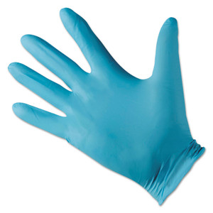 KleenGuard G10 Blue Nitrile Gloves, Blue, 242 mm Length, Small/Size 7, 10/Carton (KCC57371CT) View Product Image
