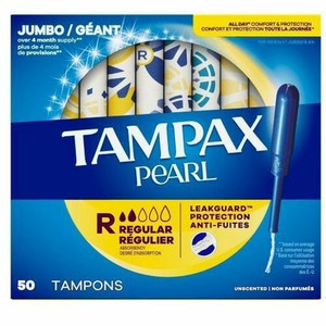 Tampax Pearl Regular Tampons - PGC71898 Product Image 