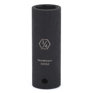 GEARWRENCH - 1/2" DRIVE 6 POINT 13/16DEEP IMPACT SOCKET  - 329-84553N (1 EA = 1 EA) Product Image 