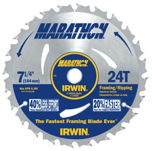 IRWIN - 7-1/4 MARATHON CIR BL BU  - 585-24030 (10 EA = 1 BX) Product Image 