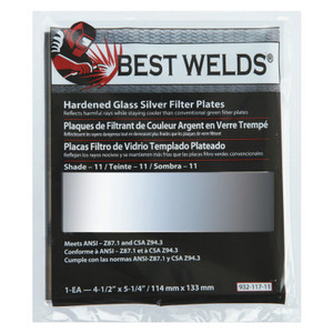 BEST WELDS - BW-FS-4-1/2X5-1/4 #11 SILVER PLATE  - 901-932-117-11 (1 EA = 1 EA) Product Image 