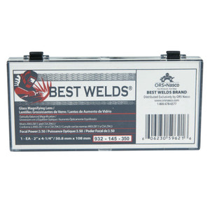 BEST WELDS - BW-2X4-1/4 GLASS MAG LENS 3.50 DIOPTER  - 901-932-145-350 (1 EA = 1 EA) Product Image 