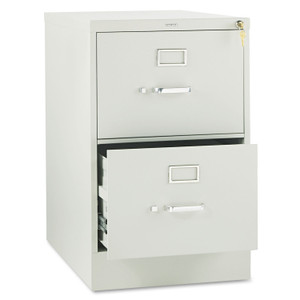 HON 310 Series Vertical File, 2 Legal-Size File Drawers, Light Gray, 18.25" x 26.5" x 29" (HON312CPQ) View Product Image