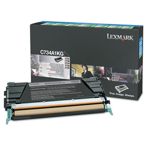 Lexmark X746H1KG Return Program High-Yield Toner, 12,000 Page-Yield, Black (LEXX746H1KG) View Product Image