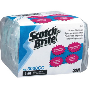 Scotch-Brite Power Sponges - 0.7" Height x 4.5" Width x 2.8" Depth - 5/Pack - 12 / Carton Product Image 