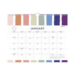Cambridge GreenPath Wall Calendar, 15 x 12, White/Green Sheets, 12-Month (Jan to Dec): 2023 Product Image 