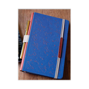 Denik Core Collection Embroidered Canvas Layflat Hardbound Journal, Constellation, College Rule, Blue/Red/Orange, (96) 8 x 5 Sheets Product Image 