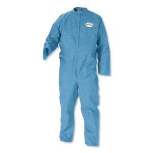 KleenGuard A20 Breathable Particle-Pro Coveralls, Zip, 4X-Large, Blue, 24/Carton (KCC58537) View Product Image