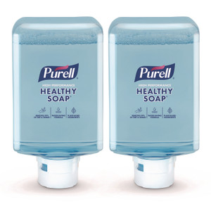 PURELL HEALTHY SOAP with CLEAN RELEASE Technology Refill, For ES10 Dispensers, Mandarin Grapefruit Scent, 1,200 mL, 2/Carton Product Image 