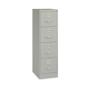Hirsh Industries Vertical Letter File Cabinet, 4 Letter-Size File Drawers, Light Gray, 15 x 22 x 52 (HID22733) Product Image 