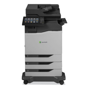 Lexmark CX860dtfe Multifunction Color Laser Printer, Copy/Fax/Print/Scan (LEX42K0072) Product Image 