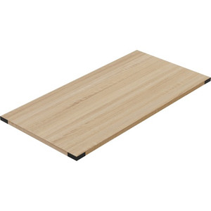Safco Mirella Free Standing Desk Top with Modesty Panel - 72" Width x 36" Depth x 1.6" Thickness Top - SAFMRDT7236SDD Product Image 