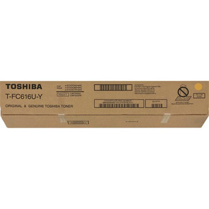 Toshiba Original Laser Toner Cartridge - Yellow - TOSTFC616UY Product Image 