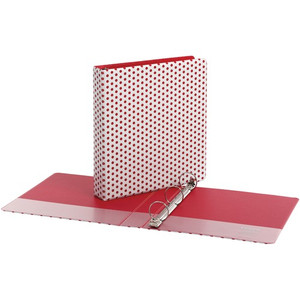 Oxford 1-1/2" Back-mounted Round Ring Binder - 1 1/2" Binder Capacity - 350 Sheet Capacity - Fastener: Round Ring - OXF42654 Product Image 