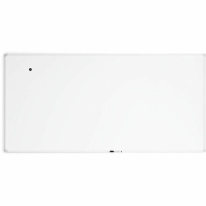 U Brands Magnetic Porcelain Steel Board - 96" (8 ft) Width x 47" (3.9 ft) Height - White Porcelain Steel Surface - White Aluminum Frame - Rectangle - Horizontal/Vertical Product Image 