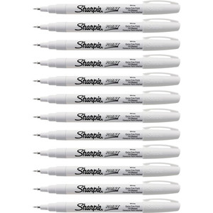 Sharpie Extra Fine Oil-Based Paint Markers - White Ink - SAN35531BD Product Image 