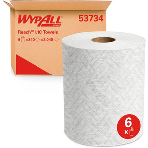 Wypall General Clean L10 Center-Pull Light Cleaning Towels - For Glass, Surface - Towel - 11" Length x 7" Width - KCC53734 Product Image 