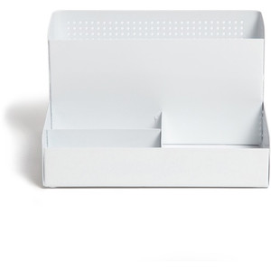 U Brands Modern Perforated Metal Storage Cup - 4 Compartment(s) - 3.90" Height x 6.90" Width x 5.30" Depth - UBR5717U0106 Product Image 