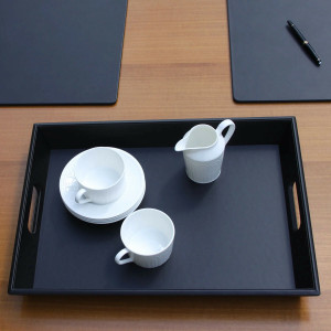 Dacasso Leather Serving Tray - Serving - DACA1033 Product Image 
