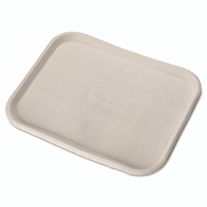 Chinet Savaday Molded Fiber Food Trays, 14 x 18, White, Paper, 100/Carton View Product Image