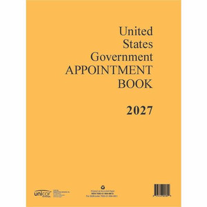 Unicor Weekly Appointment Book - Weekly - 12 Month - January 2027 to December 2027 - UCR6648810 Product Image 