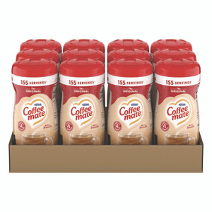 Coffee mate Non-Dairy Powdered Creamer, Original, 11 oz Canister, 12/Carton View Product Image