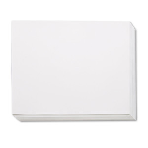 Pacon Four-Ply Railroad Board, 22 x 28, White, 100/Carton (PAC104225) View Product Image