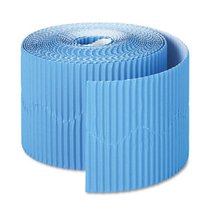 Pacon Bordette Decorative Border, 2.25" x 50 ft Roll, Brite Blue (PAC37176) View Product Image