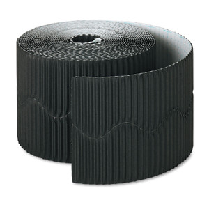 Pacon Bordette Decorative Border, 2.25" x 50 ft Roll, Black (PAC37306) View Product Image