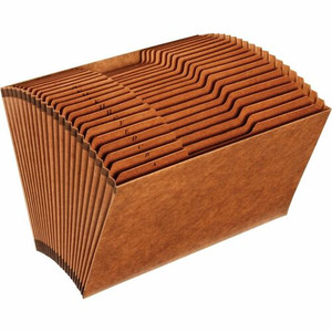 Pendaflex 1/3 Tab Cut Recycled Expanding File - 15" x 10" - 21 Pocket(s) - Top Tab Location - 80 pt. - Tyvek Product Image 