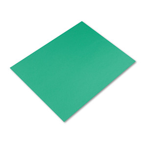 Pacon Four-Ply Railroad Board, 22 x 28, Holiday Green, 25/Carton (PAC54661) View Product Image