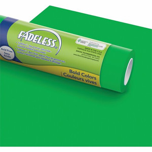 Fadeless Bulletin Board Art Paper - ClassRoom Project, Home Project, Office Project - 48" Width x 50 ft Length - Apple Green - Sulphite Product Image 